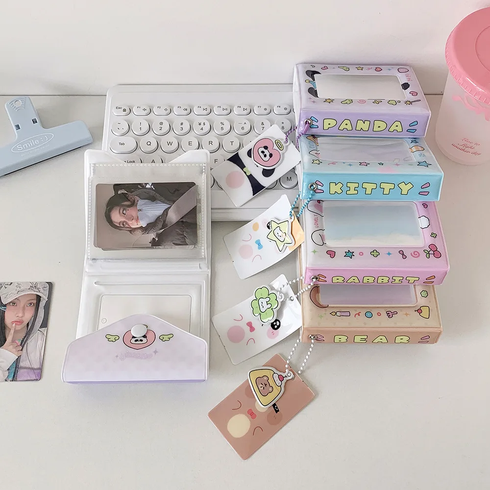 

3in ID Photo Korean Photocard Holder Decoration PVC Card Cover ID Photo Photocard Frame Picture Korean Style