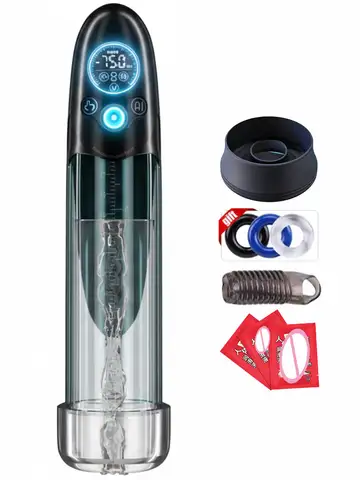 Electric Vacuum Peniss Enlarger Pump Water Bath Massage Enlarger for Men sexx Toy for Penile Trainer for Enlargement Bigger Size