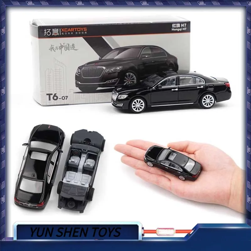 

Xcartoys литой под давлением масштаб 1/64 Hongqi H7 модель автомобиля из сплава готовый продукт имитация коллекции игрушек подарок статическая модель дисплей