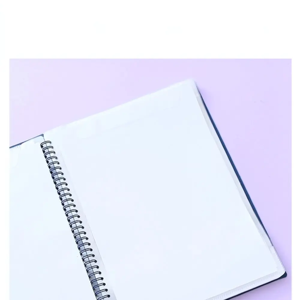 A4 Music Sheet Organizer Non Reflective Notation Folder For Choir Band Performance Durable Plastic Document Storage Binder