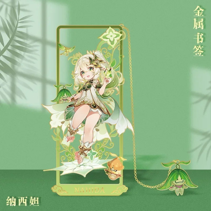 yuan shen Bookmarks Anime Yae Miko Tartaglia xiao Bookmark Creative Hollow Book Page Marker Stationery School Supplies Gift