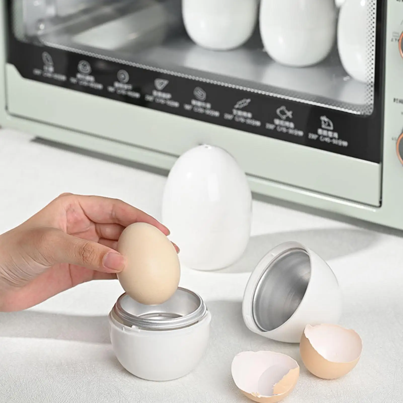 Microwave Boiler Egg Steamer Egg Quick Cooking Steamer Boiler Kitchen Gadgets For Hard Soft Boiled Eggs Boiling