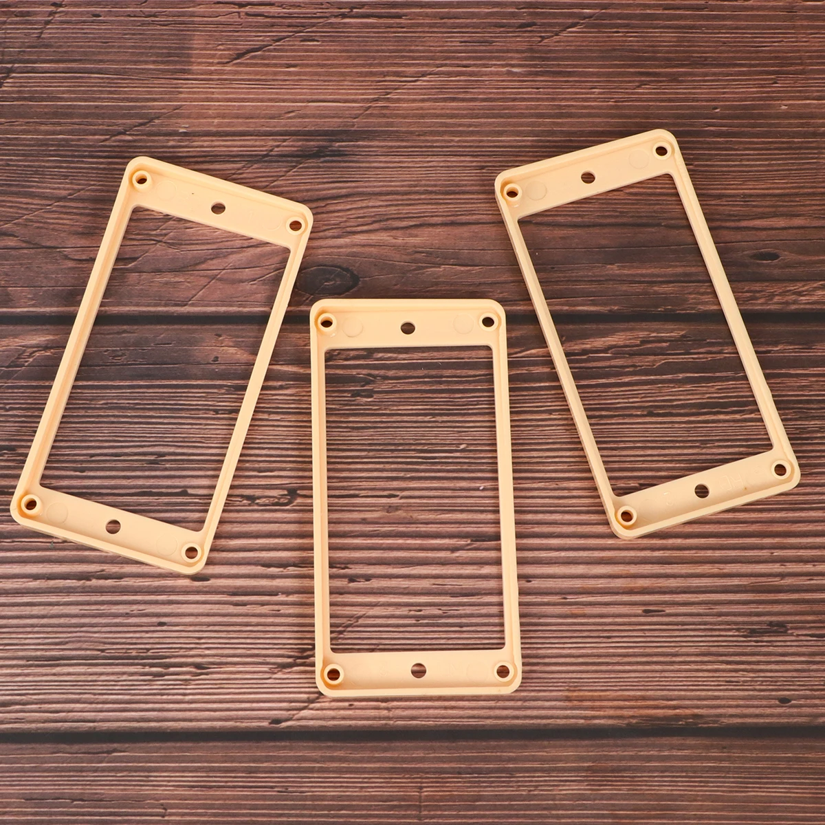 

10pcs Durable Plastic Frame Electric Pickup Accessory Pickup Outline Border For Guitar Bright Tone Guitar Supplies Yellow