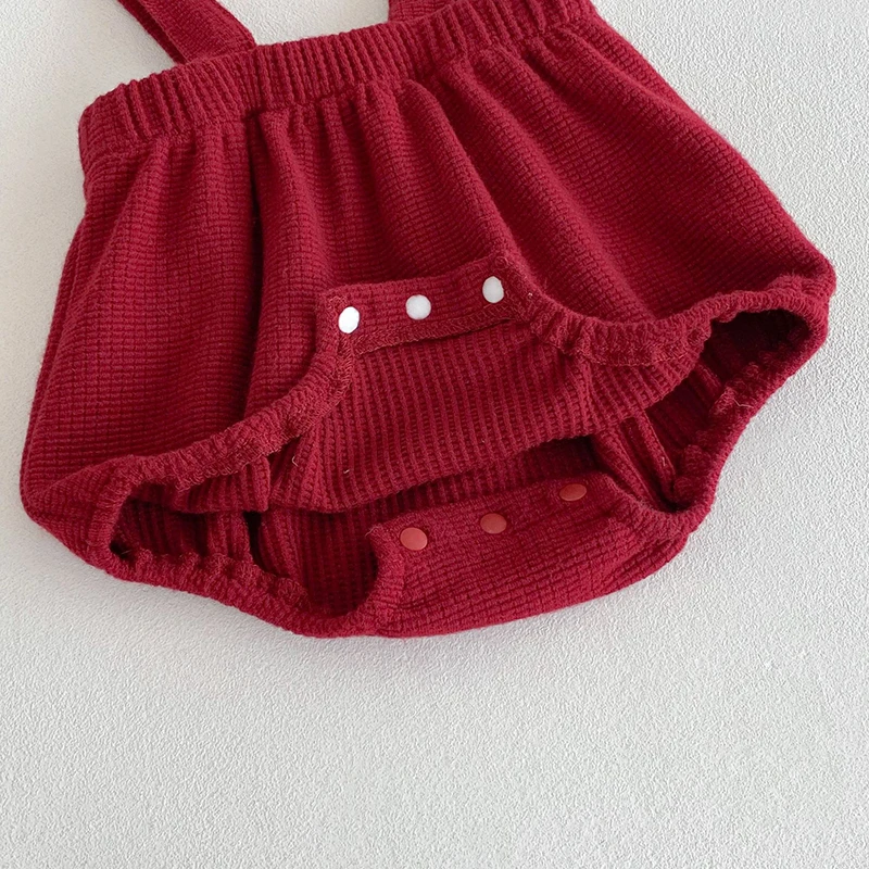 2025 neue Herbst 0-3Yrs Kleinkind Baby Kleidung Anzug Lange Ärmeln Baumwolle Gedruckt T-shirt + Ärmellose Overall Kinder Kleidung Set