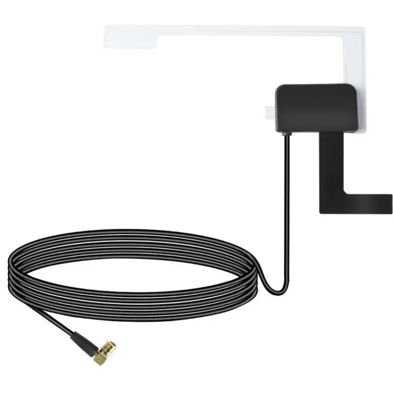 A98M For DAB+ Car Radio Head Unit Aerial Antenna Windshield Mounting SMB Plug Signal Reception For DAB For DAB+ Europe