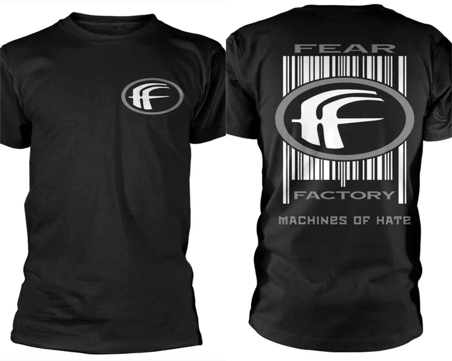 

Fear Factory Machines of Hate T-Shirt Men Women Cotton Tee Short Sleeve Retro Rock Band Tops Summer Brand T-shirt Men's Clothing