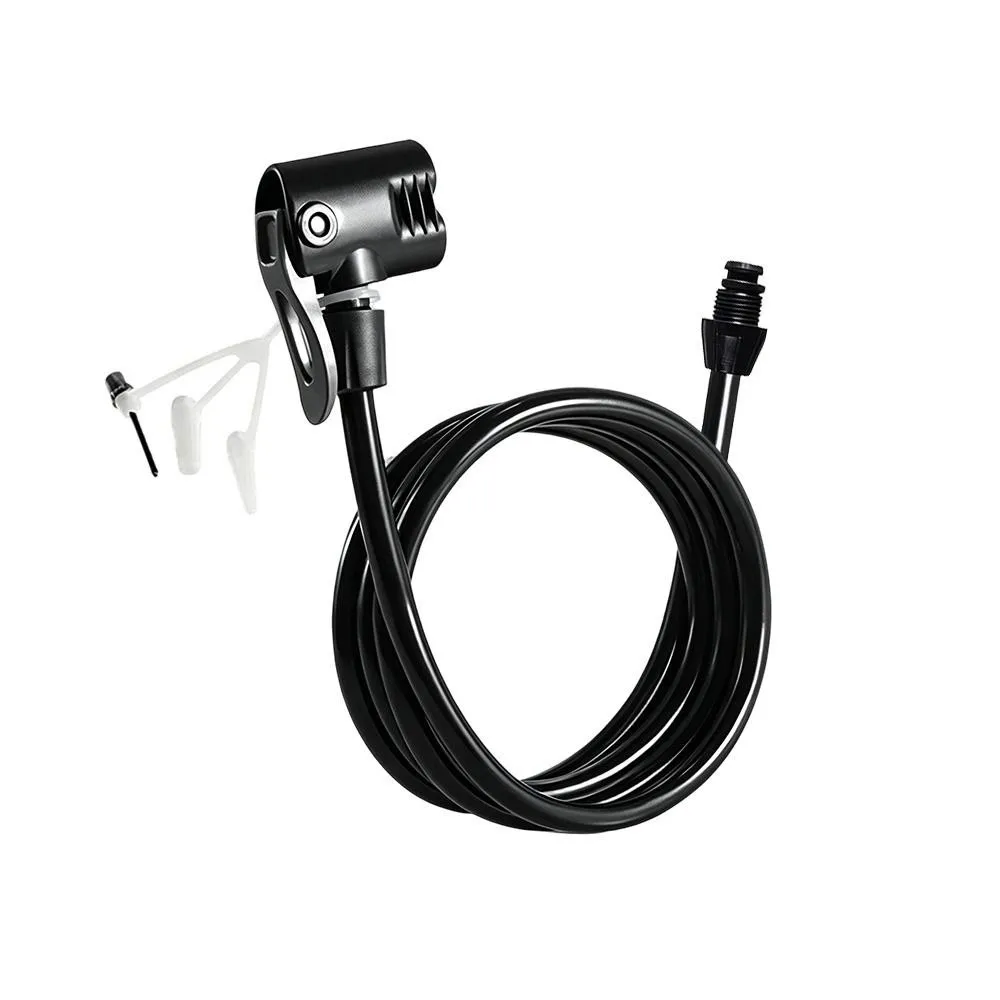 AliExpress NONE Mutistyles Bicycle Air Pump Extension Tube Pump Metal/Plastic Black&Orange Bike Air Pump Bicycle Hose Air Pump Connector