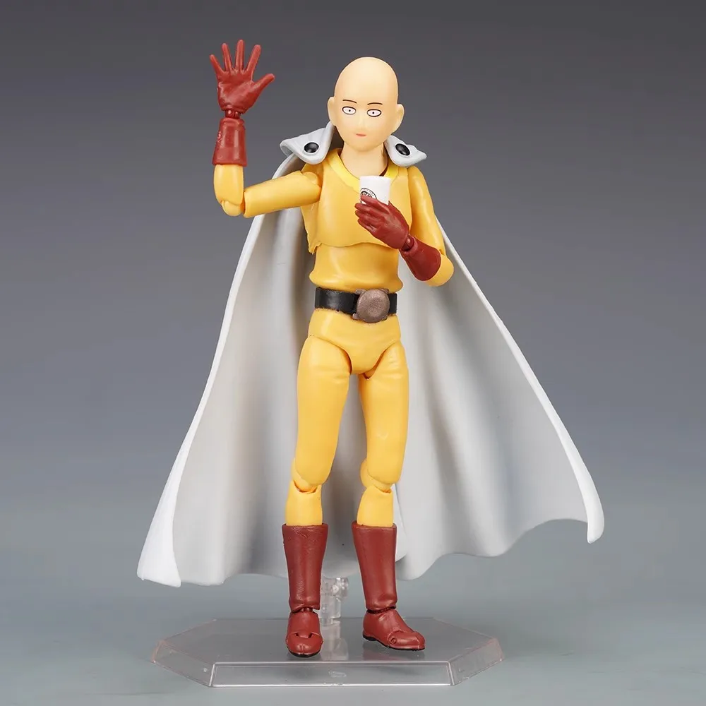 Anime One Punch Man Saitama Figma 310 PVC Action Figure Collectible Model Speelgoed Verjaardagscadeau 14 cm