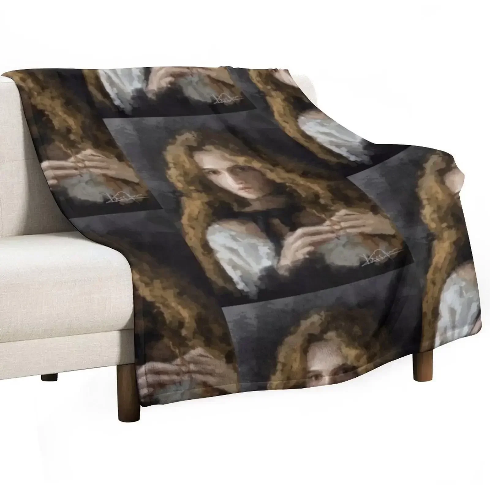 Helena Bonham Carter Vintage Throw Blanket Luxury St Decorative Sofas Polar Blankets