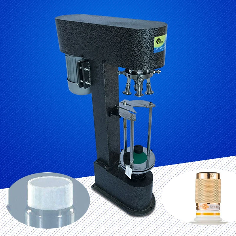 

Plastic Glass Bottle Capping Machine Anti Theft Cover Mineral Water Beverage Bottle Cap Aluminum Cap Screw Sealing Equipment