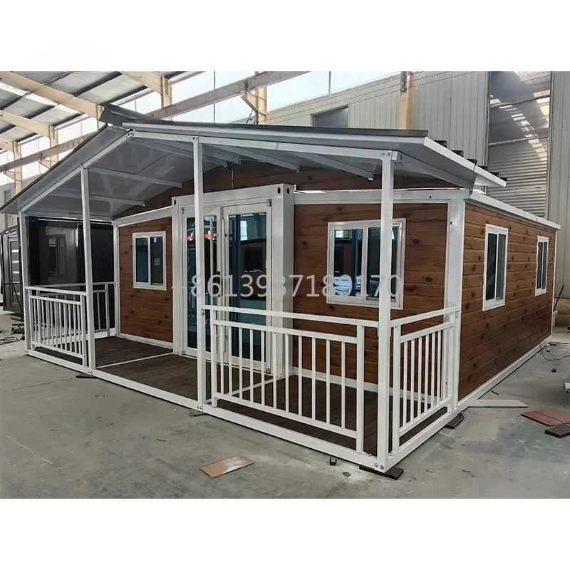 Prefabricated Home 3 Bedroom House Tiny Expandable Folding Foldable Container House for Summer Season Saint Kits and Nevis