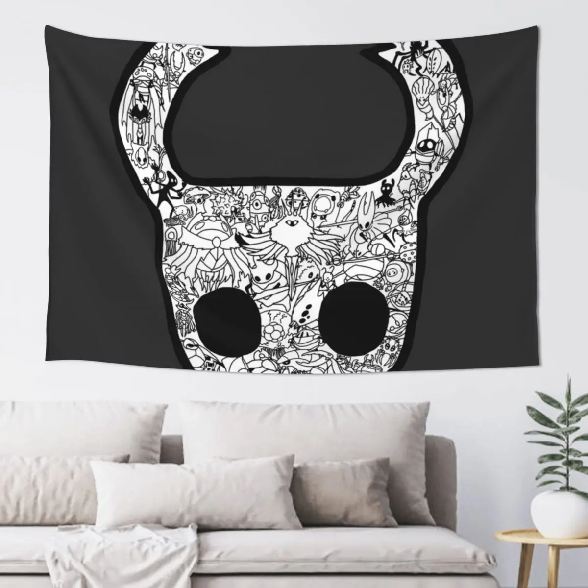 

The Hollow Knight Tapestry Decoration For Home Bed Room Decoration Decoration For Bedroom Outdoor Tapestry