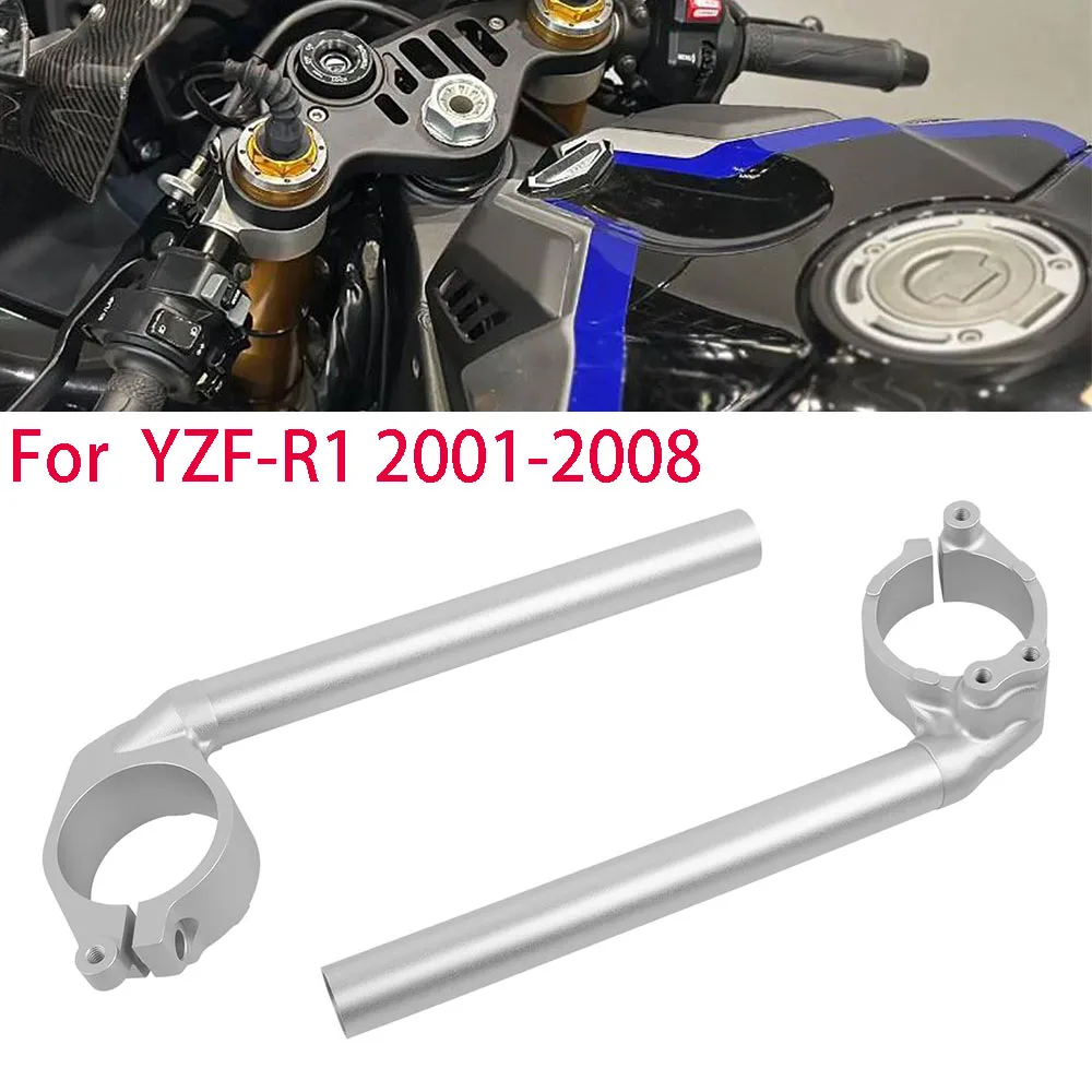 

Motorcycle Clipon Handle Bars For Yamaha YZF-R1 YZF R1 YZFR1 2004-2008 Clip Ons Clip On Handlebars Fork Tube