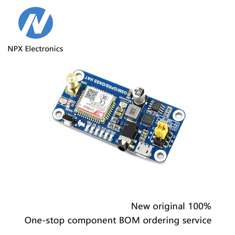 

SIM868 module, GSM, GPRS, GNSS development board