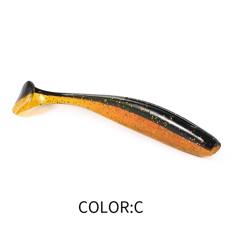 2020 NEU Supercontinent Soft Lures Baits Angelköder Leurre Shad Doppelfarbiger Silikonköder T Tail