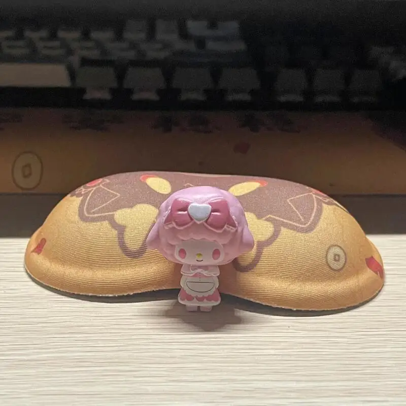 Cartoon Sanrio Piano Lamb Resin Qversion Micro Landscape Decoration Figurine Mobile Phone Case Paster Cake Decoration Model Doll