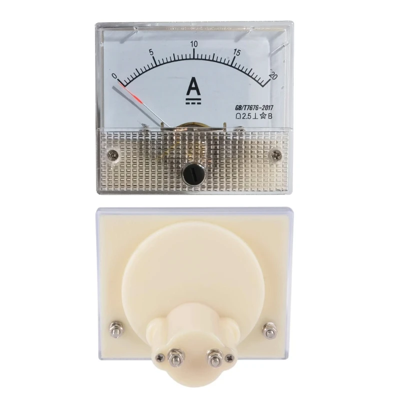 85C1 Ammeter Analog Current Meter Panel Mechanical Type Instrument Tool A0KF