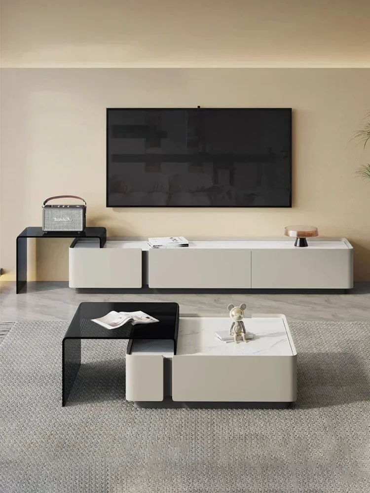 

Скандинавский антикварный домашний раскладной чайный столик из закаленного стекла