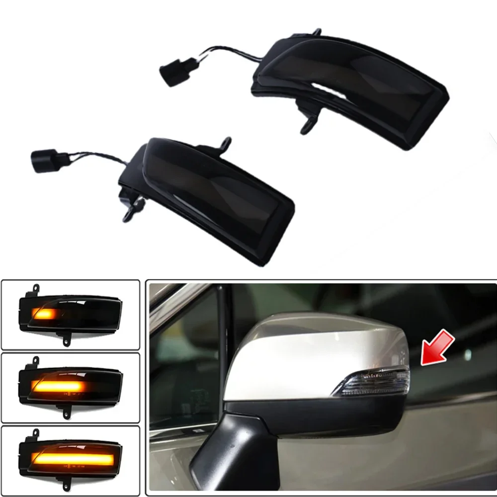 

2 шт. светодиодный динамический указатель поворота, боковое зеркало, последовательное для Subaru Crosstrel 2013-2017 для Subaru Forester 2014-2018