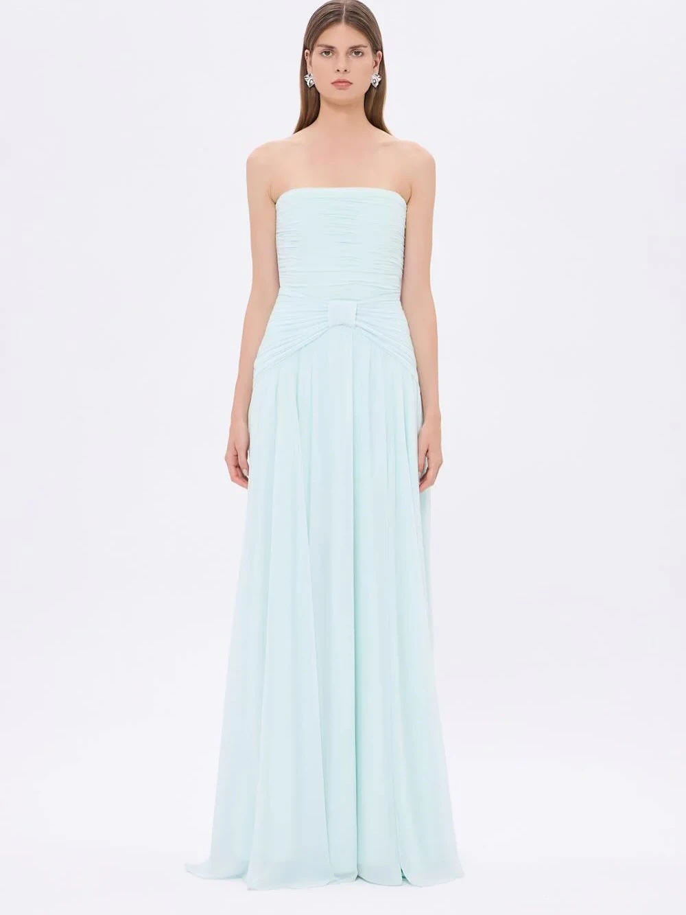 

Современное шифоновое вечернее платье по индивидуальному заказу. Изысканные платья без бретелек без рукавов для выпускного вечера. Модные платья для особых случаев.