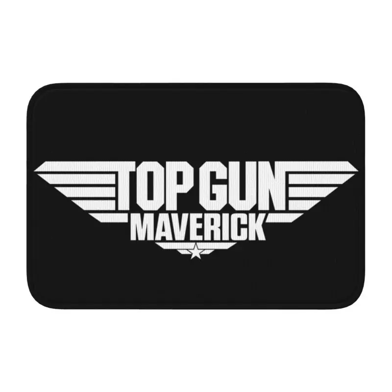 Custom Top Gun Maverick Doormat Mat Anti-Slip Tom Cruise Movie Kitchen Bathroom Garden Living Room Welcome Rug Carpet Footpad