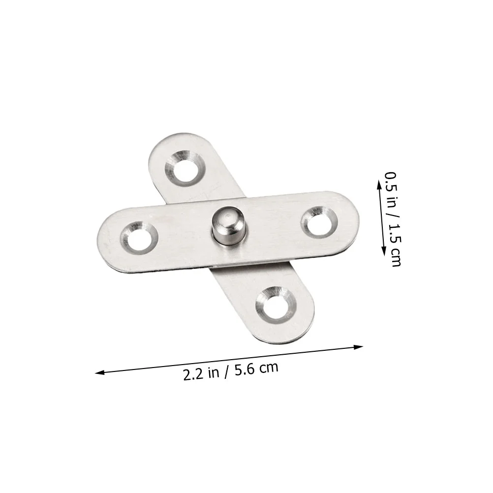 Charnière de porte d'armoire rotative, charnières cachées, rapPolyvalent, résistant à 360, pliant, rotatif, acier inoxydable, hangar, fenêtres, 12 pièces