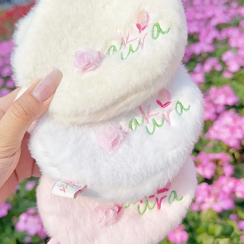 

Gift Plush Animal Zero Wallet Pink Soft Cat Plush Purse Cartoon Creative Transparent Badge Bag Daily