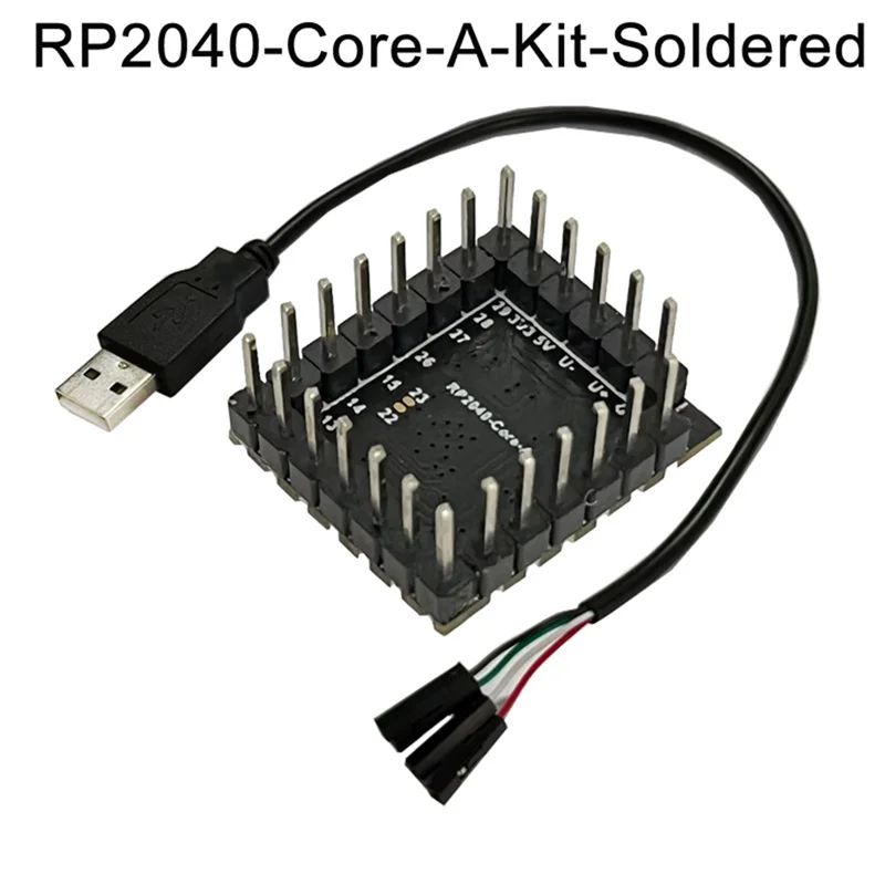 

Хорошо сделано для Raspberry Pi Pico, макетная плата для штампов RP2040-Core-A RP2040, многофункциональный двухъядерный процессор