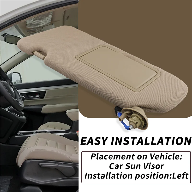 ABXN-Sun Visor Assy Sun Protection Sun Shielding Visor For Honda CR-V CRV 2017 2018-2022