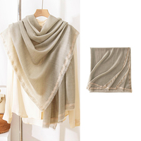 Scarf Wool Women Neck Wrap Big Shawl Long Warm Sun Protection Accessory For Spring Autumn Luxury