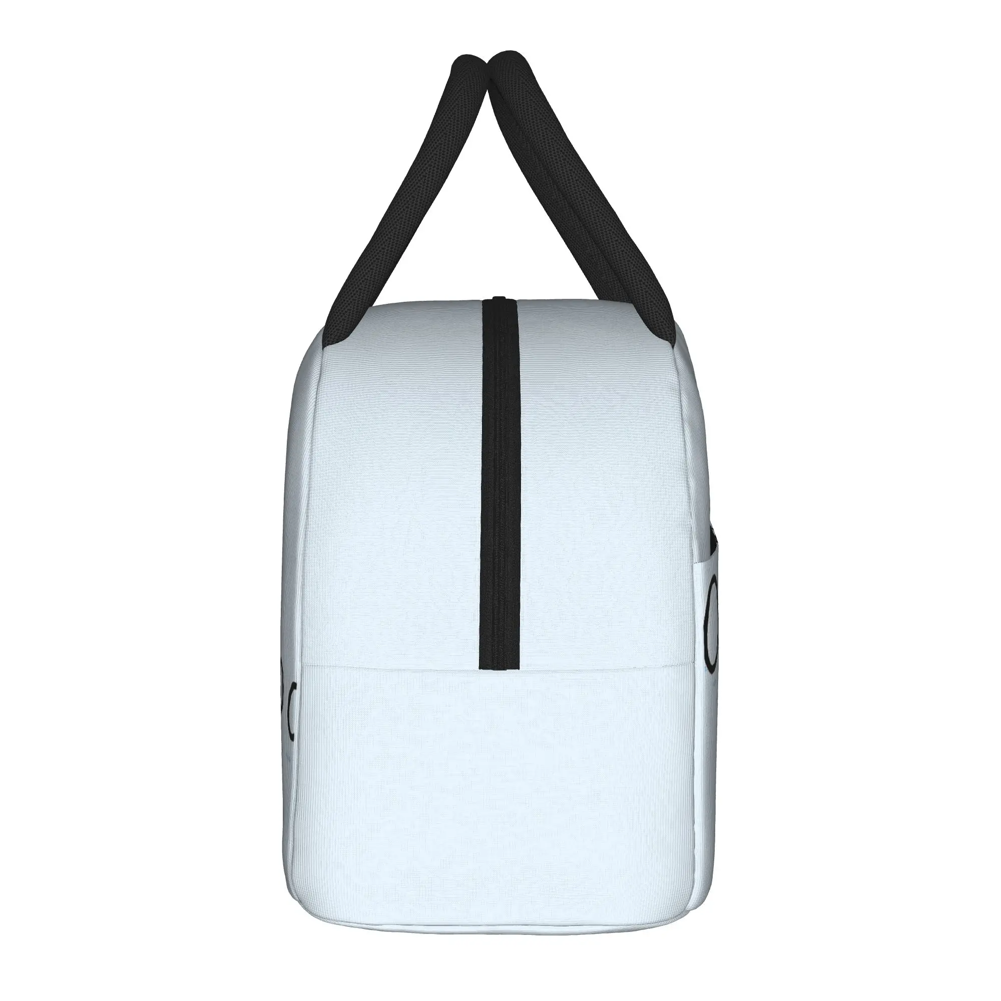 P-Pudgy Penguin Insulated Lunch Bags Portable Cartoon Lunch Container Thermal Bag Tote Lunch Box School  Travel Food Bag