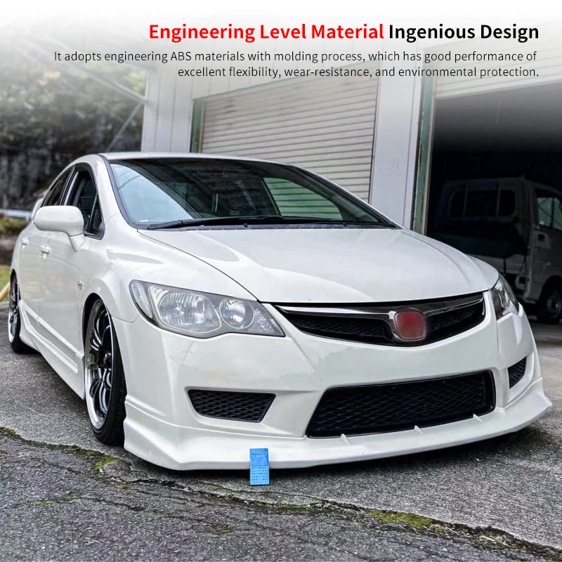 Griglia anteriore automatica griglie da corsa Auto paraurti superiore cofano Kit carrozzeria in rete accessori griglia in fibra di carbonio ABS per Honda Civic 2006-2011