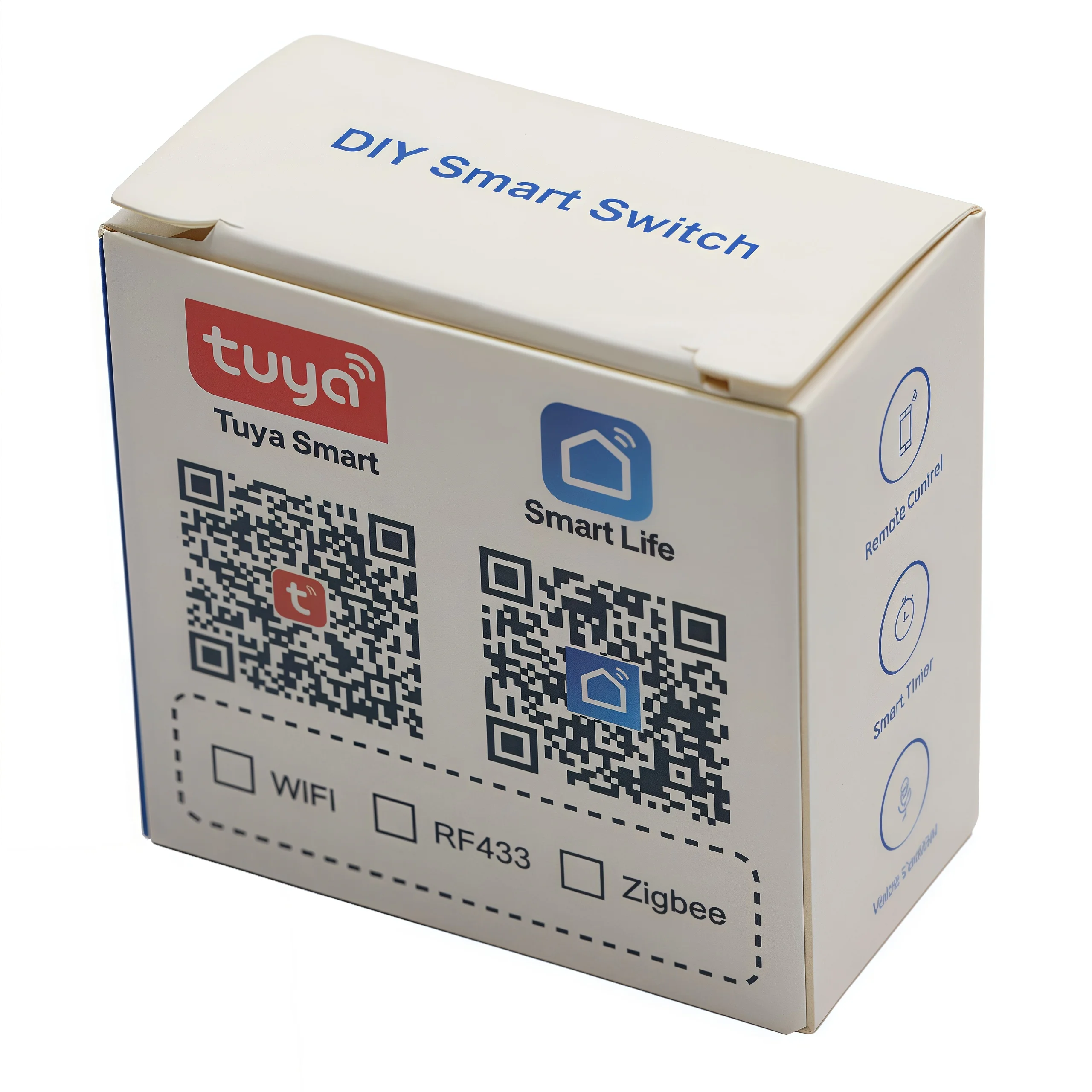 Mini WiFi Smart Switch 16A DIY Light Switches Wireless Control Smart Home With Tuya Smart Life Alexa Google Home