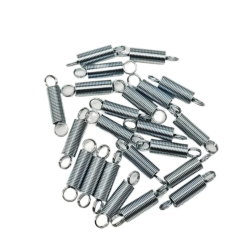 1.2mm Wire Diameter 304 Closed Double Coil Stainless Steel Tension Spring in Stock, Industrial Spring Can Be Customized 3PCS
