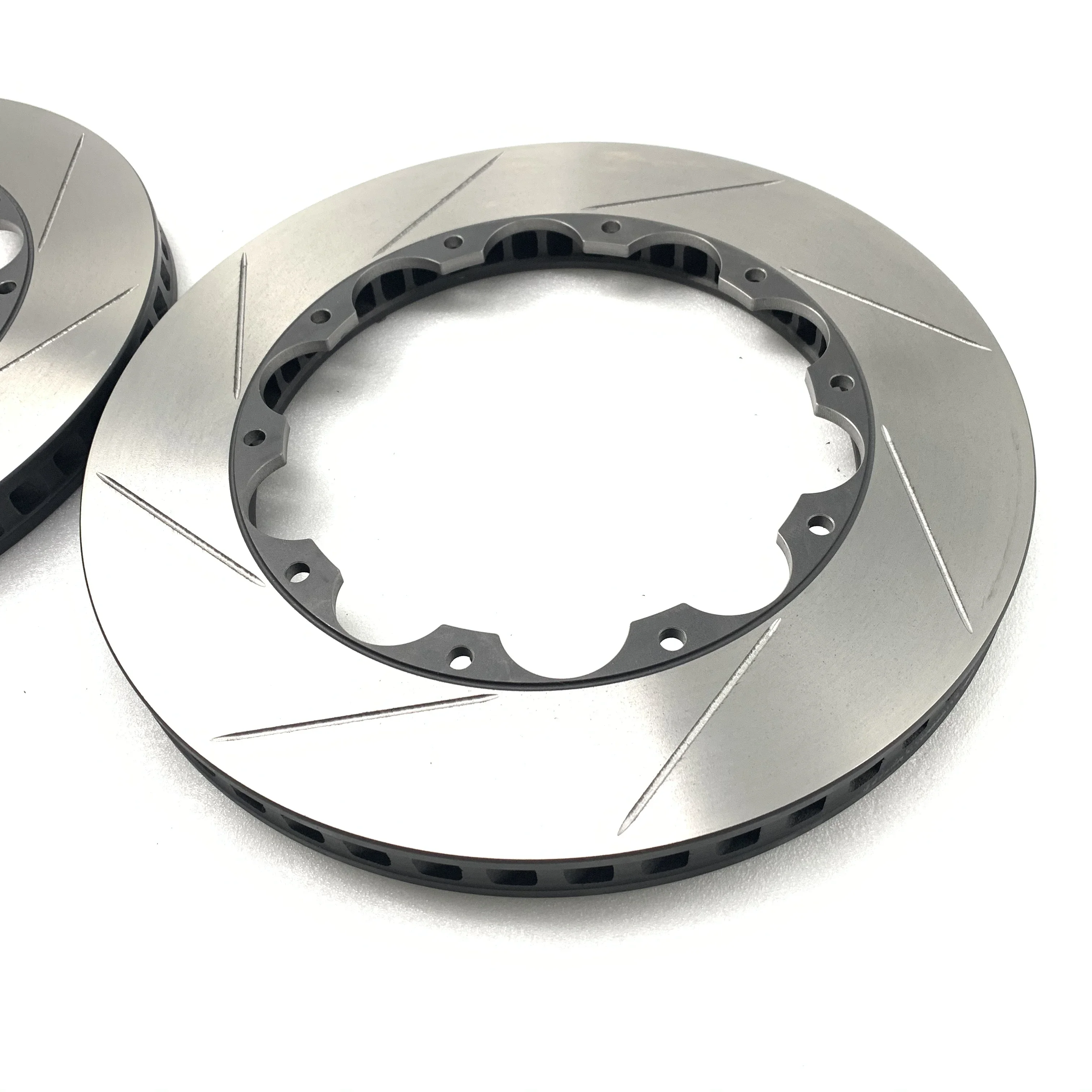 Disco forato a macchina in ferro con rotore freno 380x34 mm personalizzabile di fabbrica per varie auto