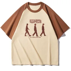 Wave to Earth t shirt women graphic tee Tee female y2k harajuku graphic clothing