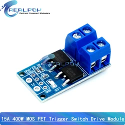 15A 400W MOS FET Trigger Switch Drive Module PWM Regulator Control Panel Motor Control Board DC 5V-36V