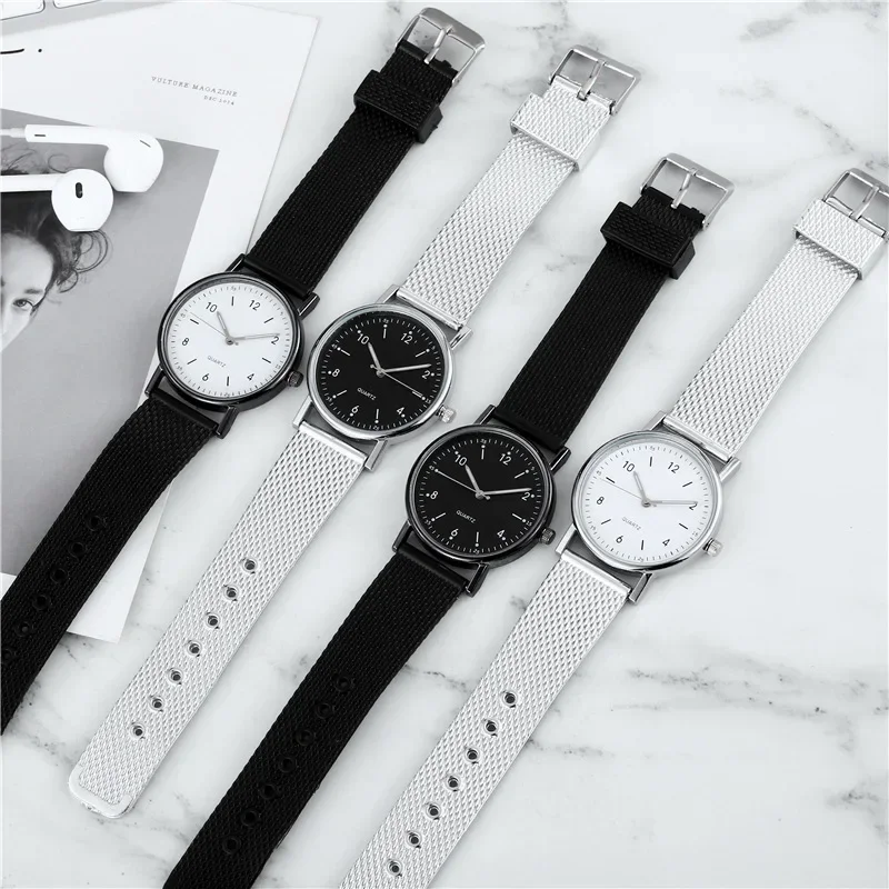 Women Watches Men Gold Watch Silver Heart Dial Silicone Mesh Belt Wristwatch Reloj Mujer Montre Femme Women Wrist Watch