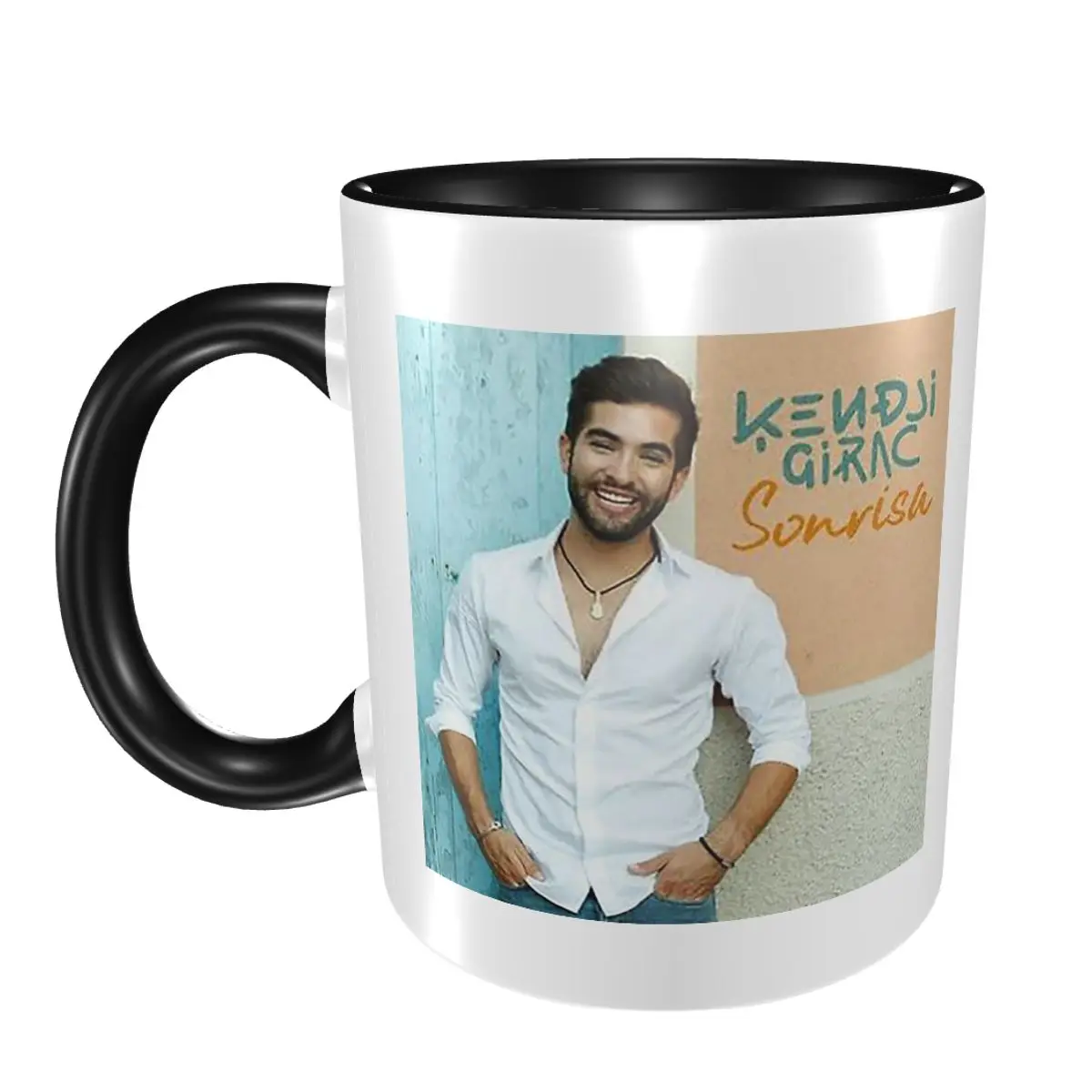 

Кружка Kendji Girac Gitano, забавные керамические кофейные чашки, чайные кружки, чашка для молока, посуда для напитков, подарки для друзей