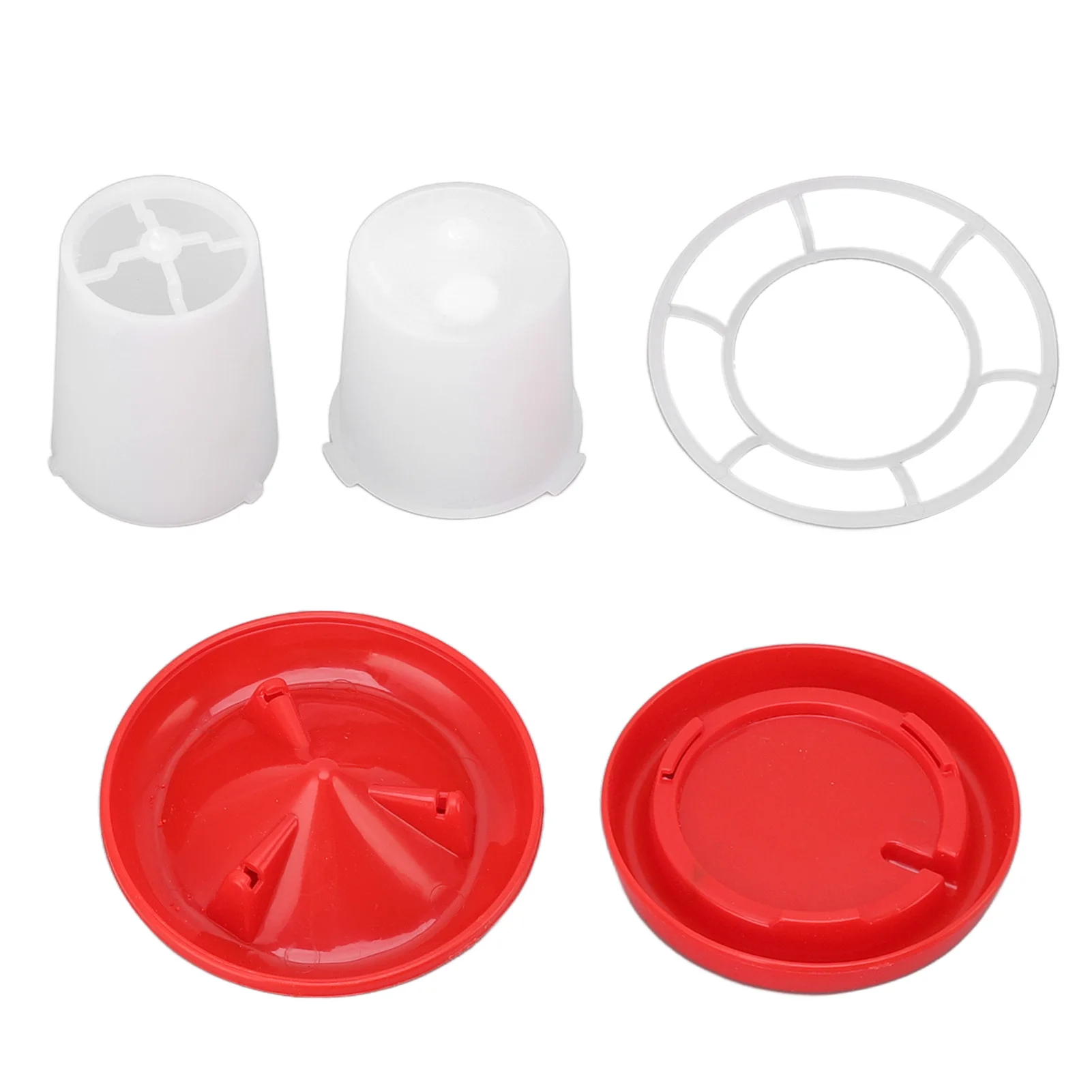 Küken-Futter- und Bewässerungsset, Kunststoff-Rotationshülsen-Design, automatischer Futter- und Bewässerungseimer für Tauben, Küken, Geflügel – Detail 10
