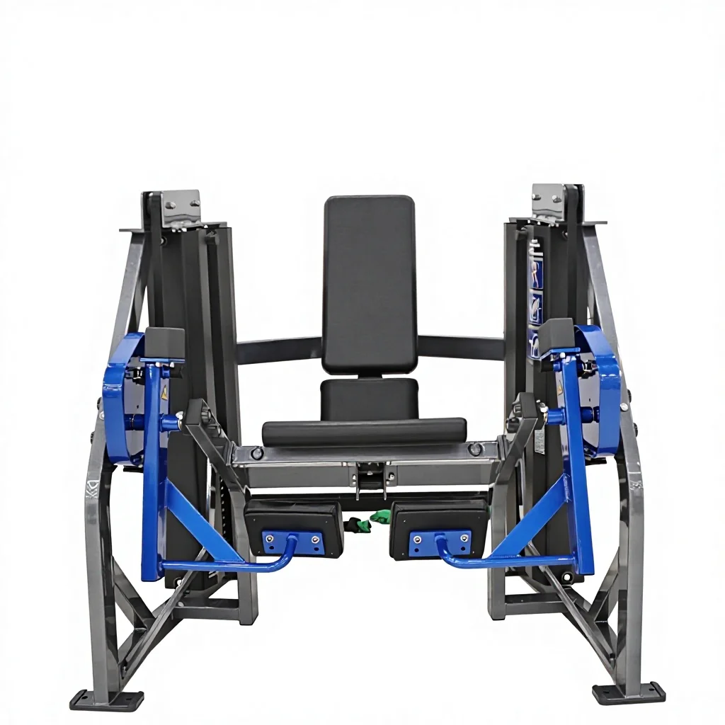 

Регулируемый тренажер для разгибания ног из стали с весовым блоком на 75 кг, прочный и безопасный для коммерческого использования