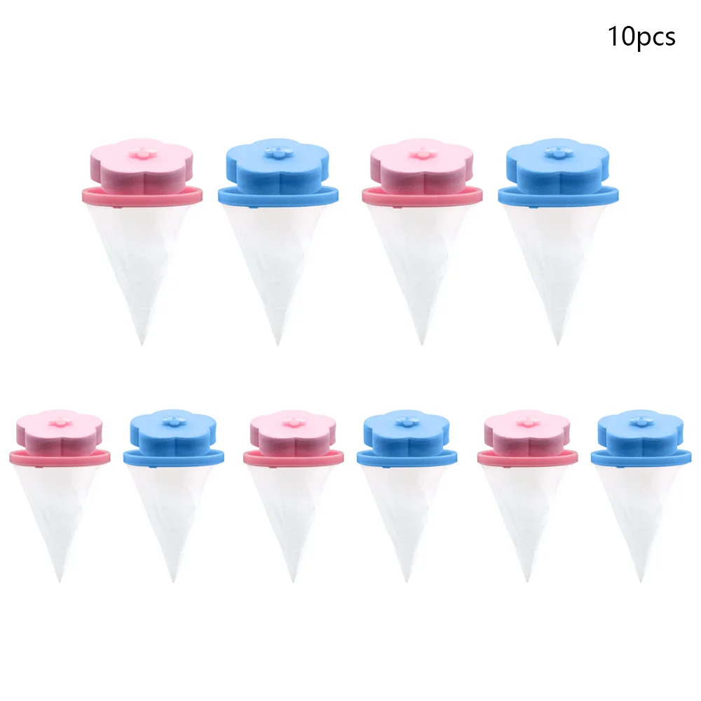 10pcs Pet Laundry Hair Remover, Cat And Dog Washing Machine Hair Catcher, Reusable Filter Washing Machine Lint Trap Mesh Bag