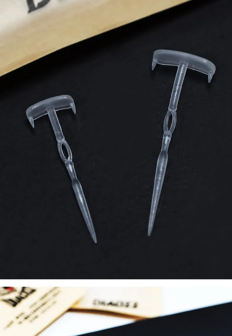30Pcs Neko Keeper Soft Bait Keeper Pin Reusable Lure Holder Pins Fixing Pin for Neko Wacky Rig Plastic Rigging Insert