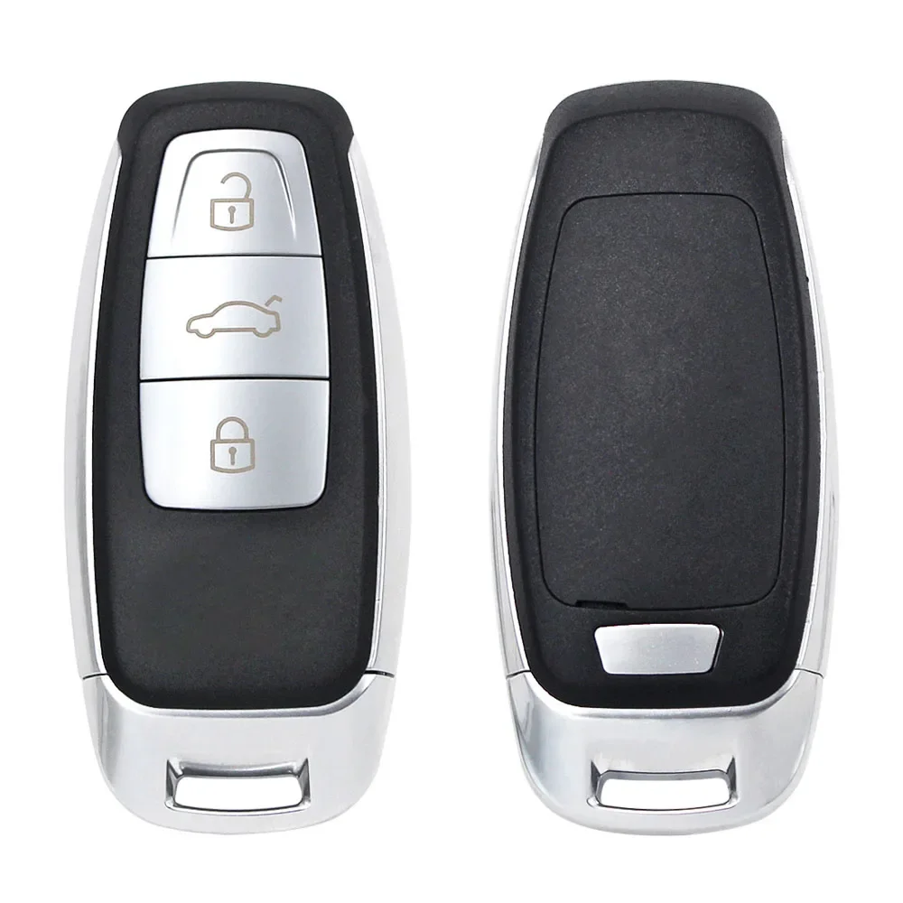 Ecusells Modified Remote Car Key Shell Case Keyless Smart Key Housing Cover Upgrade for Audi A4 A6 Q7 TT A3 Q3 R3 Q2 S3 RS3