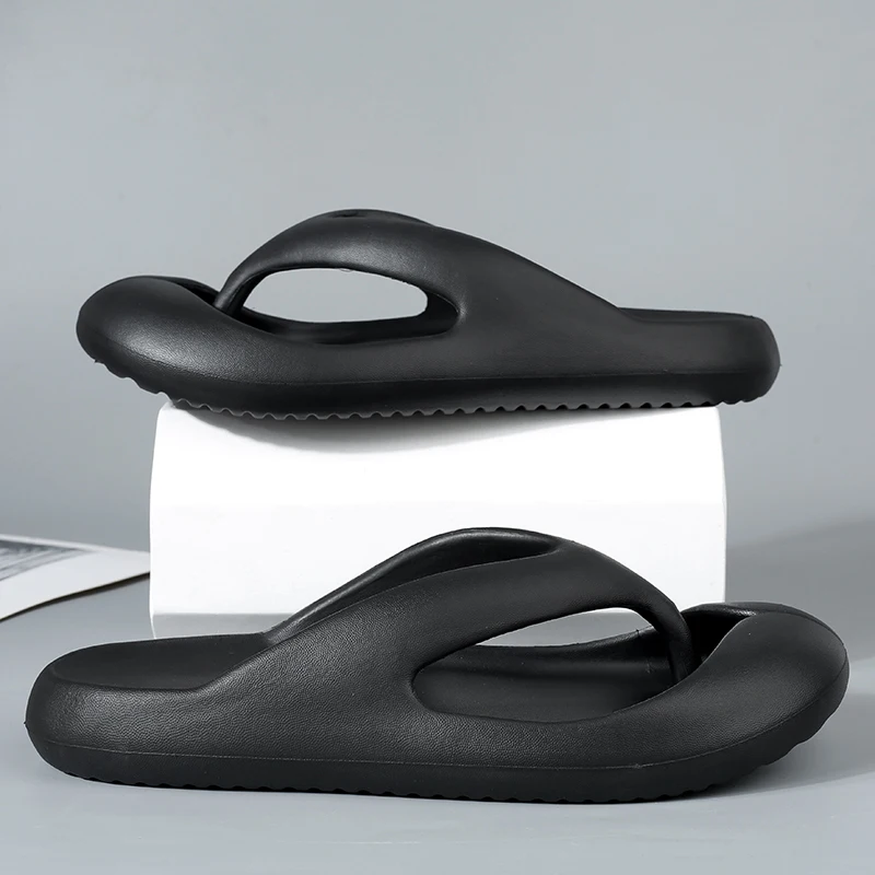 Summer Men's Slippers Soft Flip Flops Indoor Outdoor Comfortable Slides Casual Shoes Men Beach Sandals Male Women House Slippers