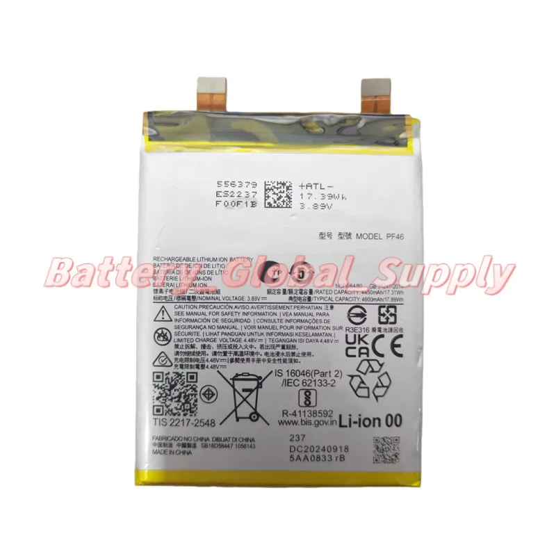 

3.89V 4450MAH battery for X40 XT 2301-5 PF46 fast delivery, brand new 1 piece -