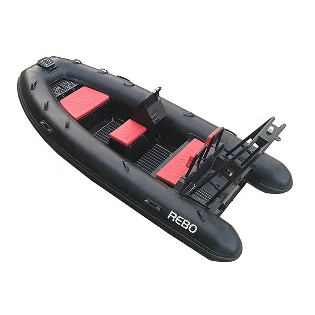 Small Dinghy 12ft RIB360 Orca Hypalon PVC Aluminum Rib Inflatable Boats