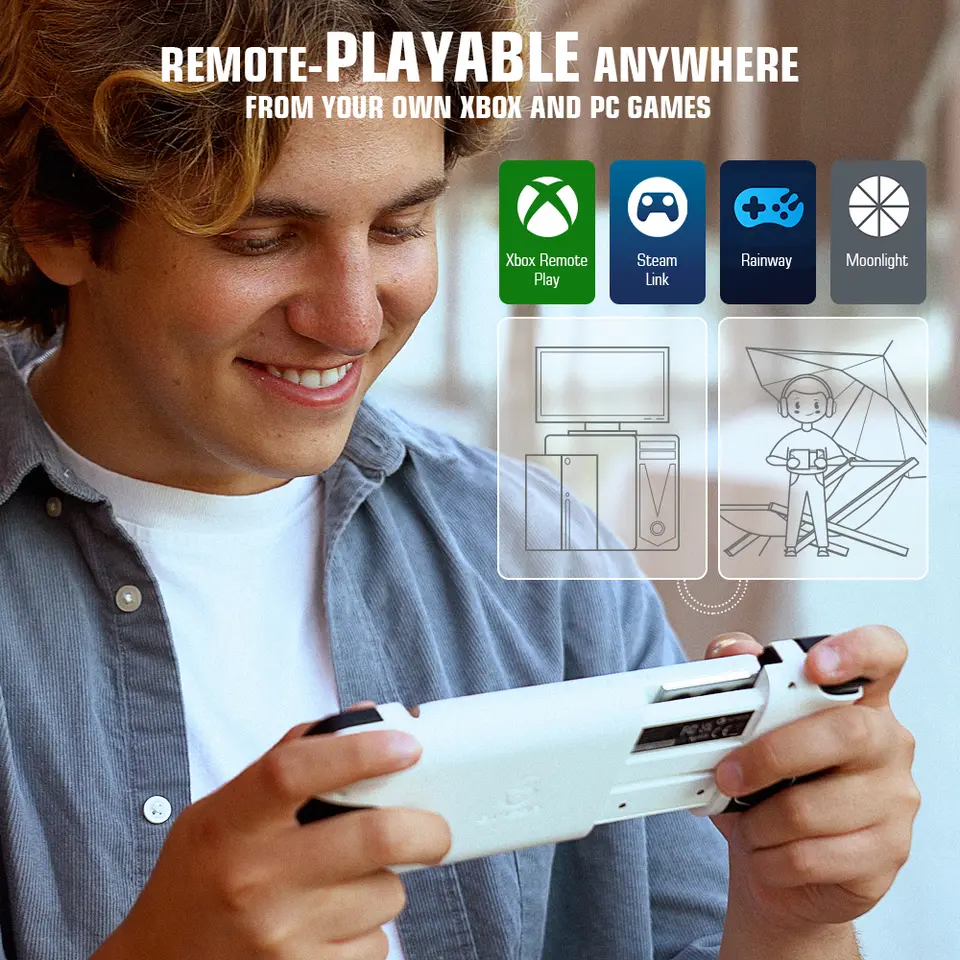 جيم سير X2 برو جيم باد أندرويد كنترولر ألعاب محمول لاكس بوكس جيم باس xCloud STADIA جيفورس ناو لونا كلاود جيمنج - 4