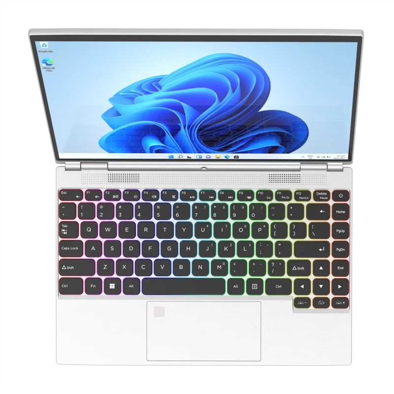 Imagem -03 - Ips Touch Screen Notebook Laptop 360 ° de Rotação Windows 11 Notebook em Tablet Business Office Slim id Rgb N95 32 gb 128 gb t 140