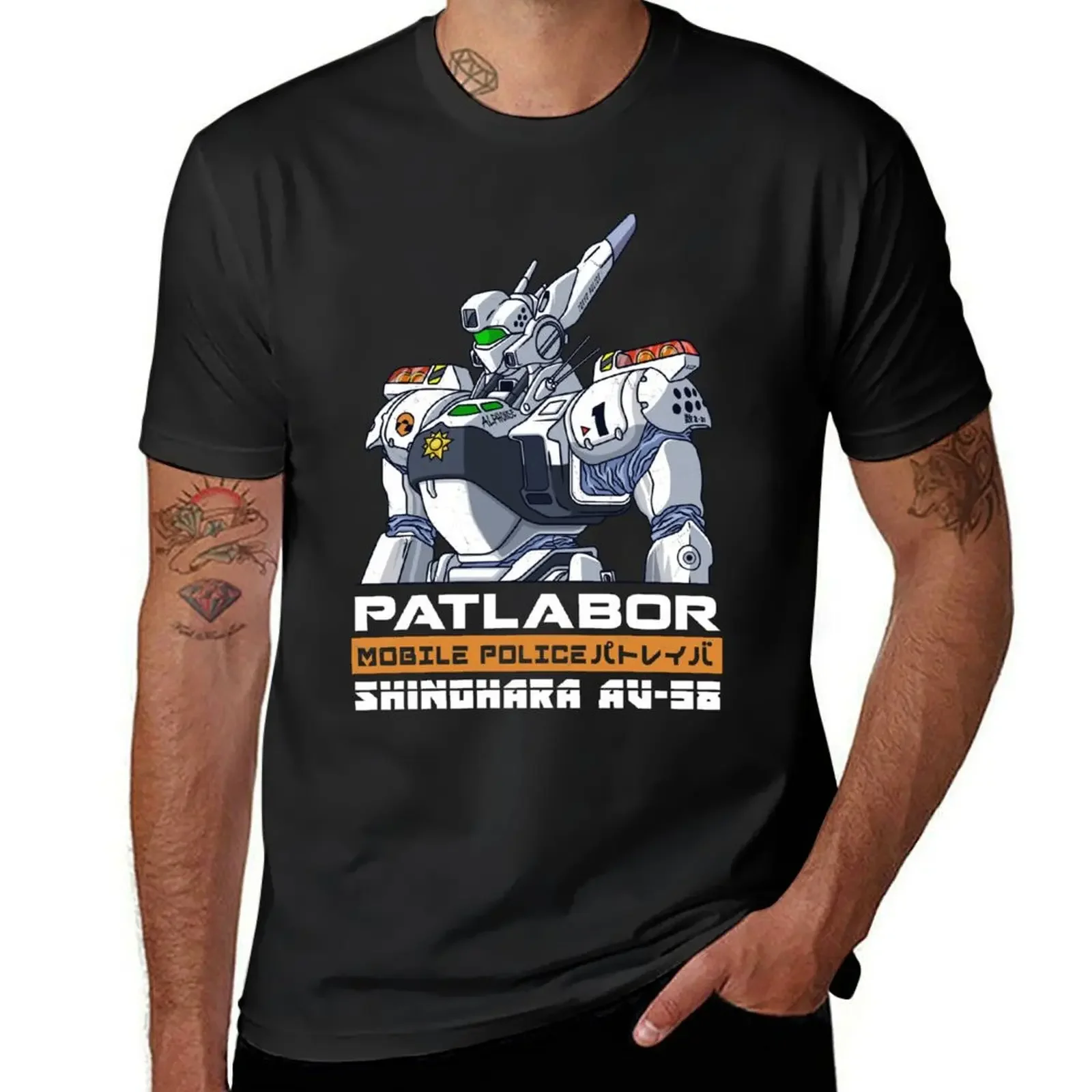 

patlabor T-Shirt customs shirts graphic tee mens graphic t-shirts anime